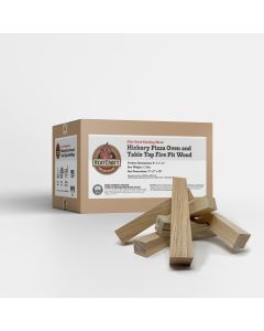 6" x 1" x 1" - Hickory Pizza Oven and Table Top Fire Pit Wood