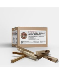 11" Combo -&nbsp; Kindling - Hickory 1&rdquo; and 2.5&rdquo; Wide Sticks